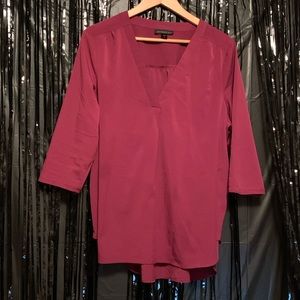 Attention Magenta Long Sleeve Blouse